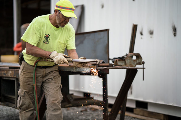 Midwest Mole employees in action