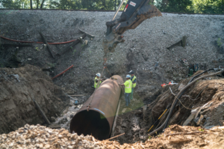 Midwest employees on CSX Railroad project